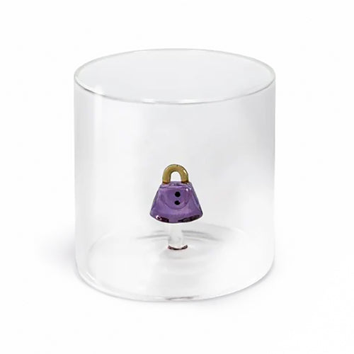 Bicchiere vetro borosilicato con soggetto colorato "Eventi e Oggetti" – WD Lifestyle
