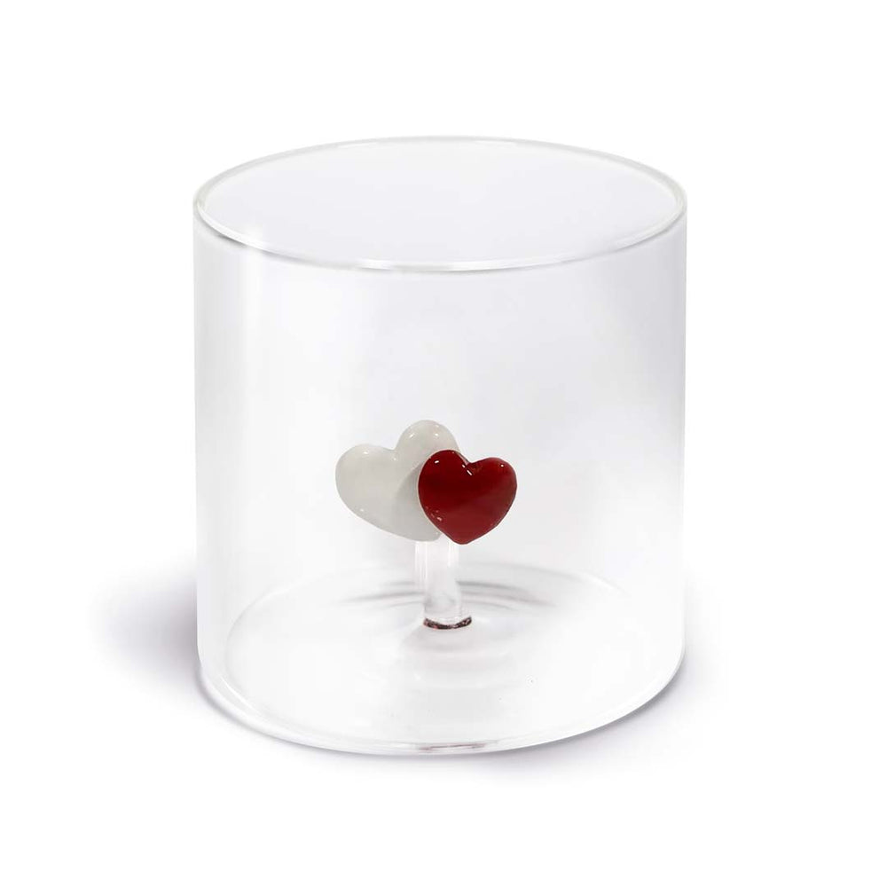 Bicchiere vetro borosilicato con soggetto colorato "Eventi e Oggetti" – WD Lifestyle