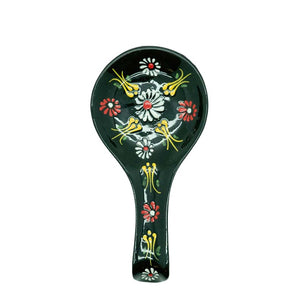 Poggiamestolo in ceramica con decoro fatto a mano – WD Lifestyle