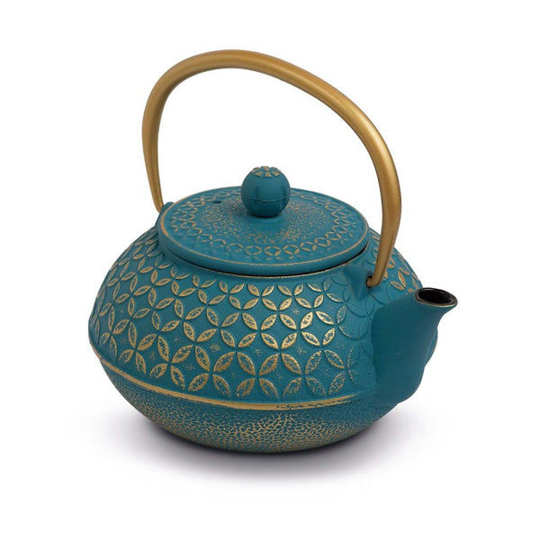 Teiera in Ghisa con Dettagli Oro – WD Lifestyle
