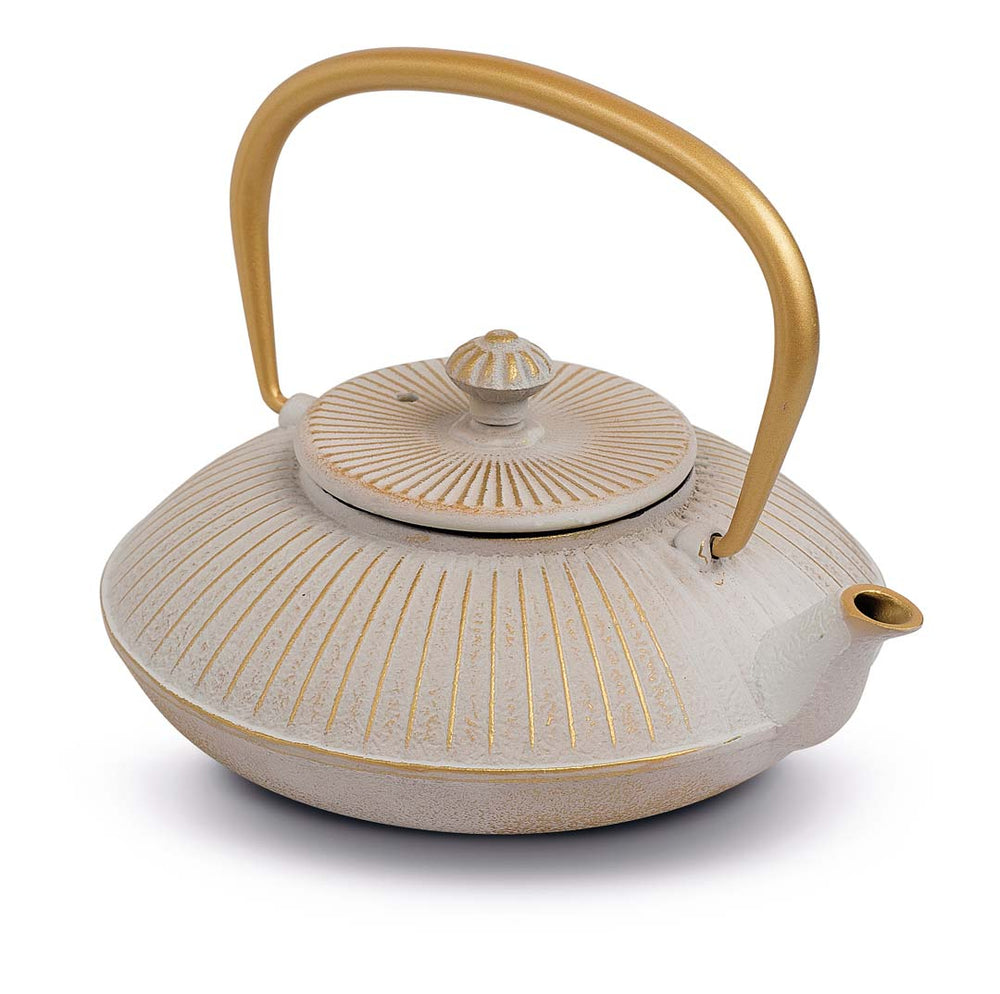 Teiera in Ghisa con Dettagli Oro – WD Lifestyle