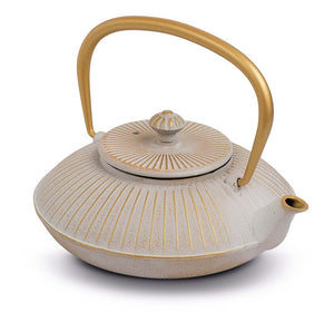 Teiera in Ghisa con Dettagli Oro – WD Lifestyle