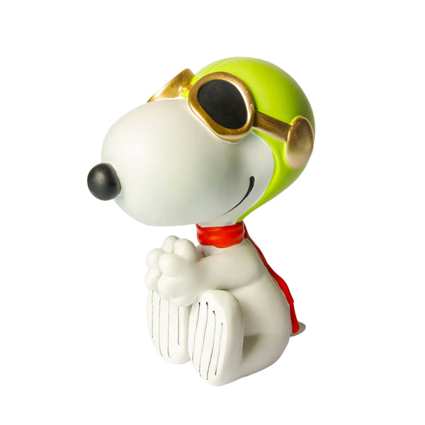Snoopy Aviator White 25 cm – Scultura di Design BLOGO DESIGN
