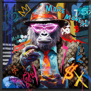 Quadro LED Monkey 80x80 - Palais Royal/Lamart