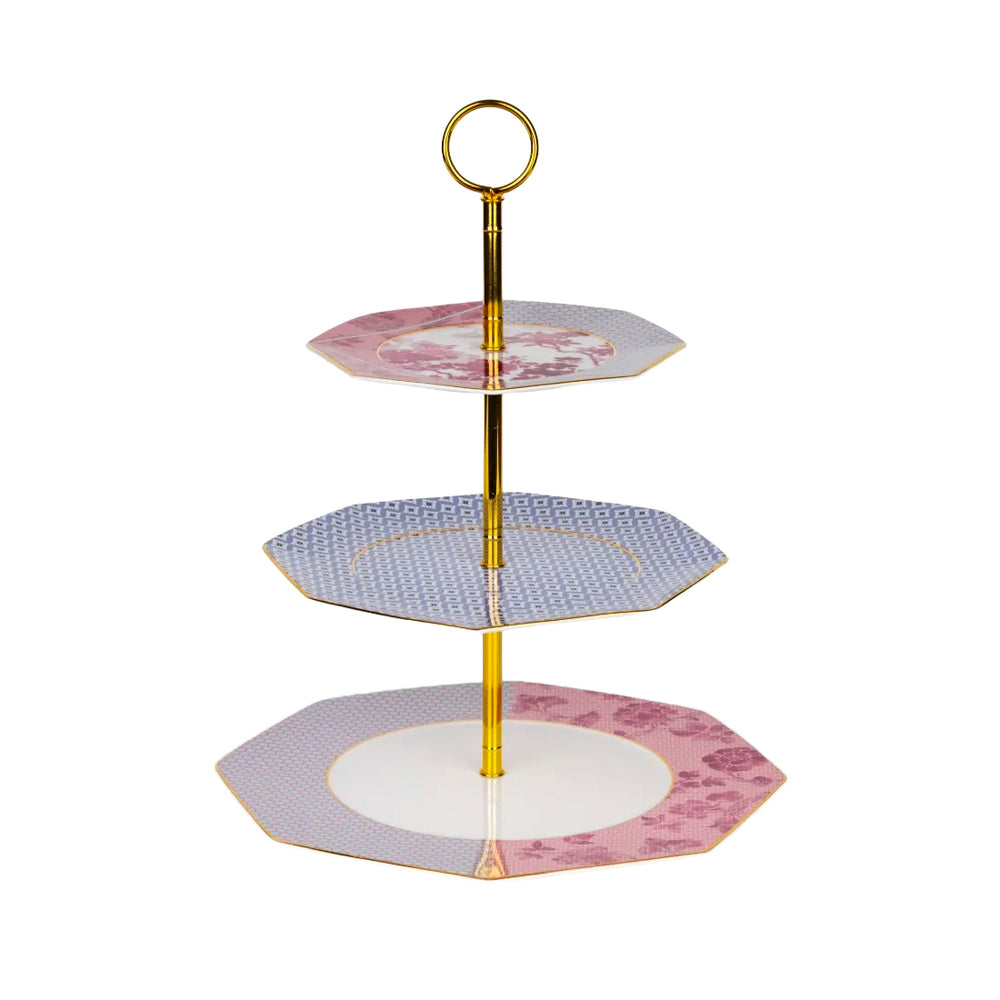 Alzata 3 Piani DAMASK - Tea Delight/Lamart