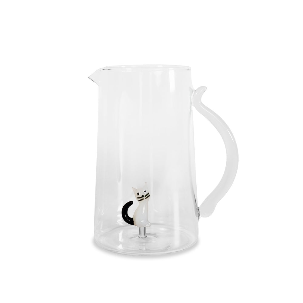 Caraffe in vetro borosilicato 1,5 L con decoro artigianale – WD Lifestyle