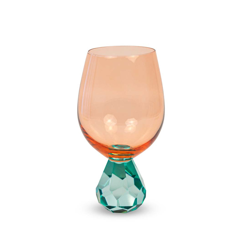 Bicchiere Cocktail in Vetro Effetto Diamante - WD Lifestyle