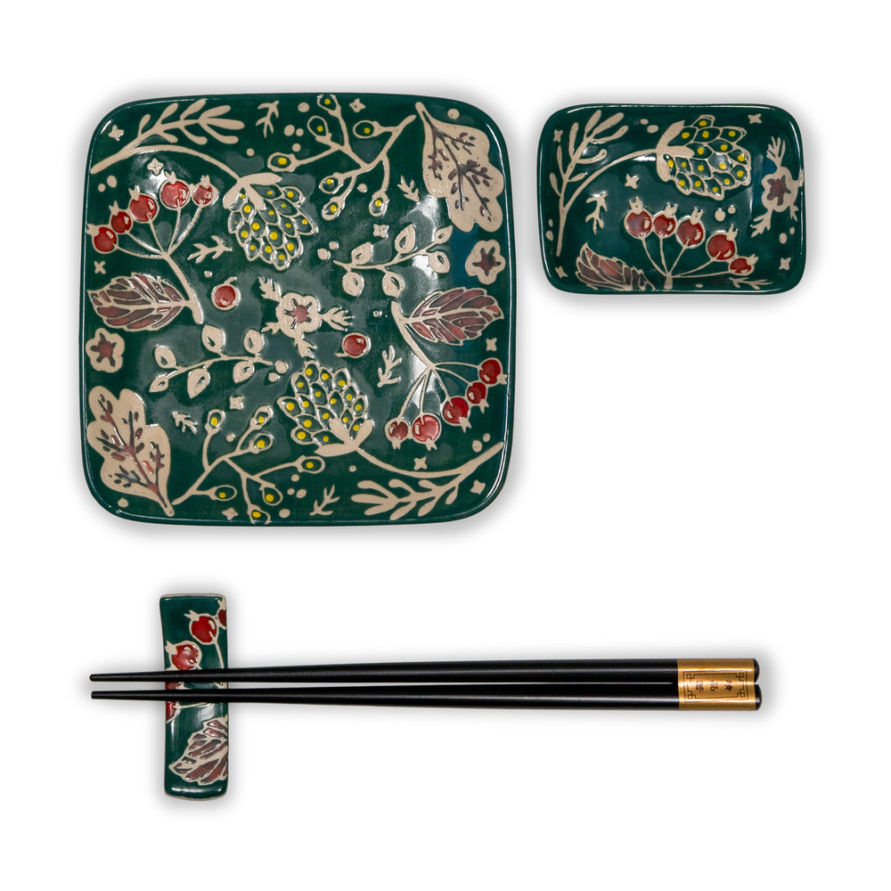 Set Stile Asiatico Decorato - WD Lifestyle