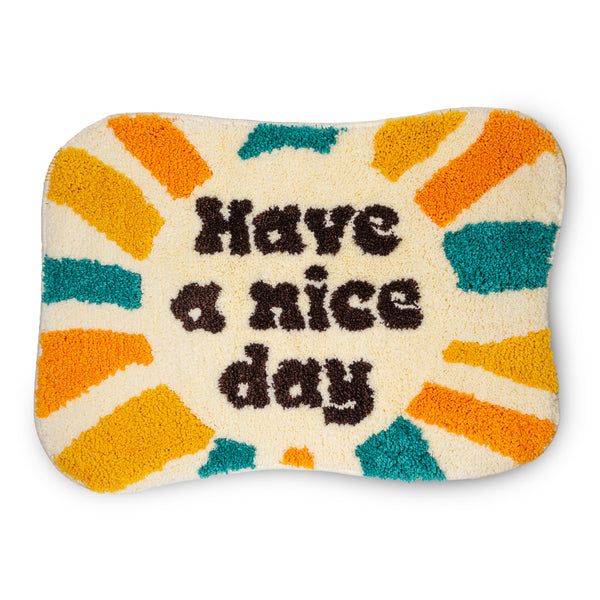 Tappeto Design Pop con Messaggi Positivi - WD Lifestyle