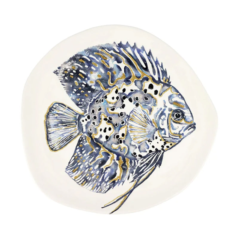 Piatto Tondo Pesce Discus - Marinette Saint-Tropez