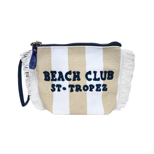Trousse Beach Club a Righe Classiche in Cotone – Marinette