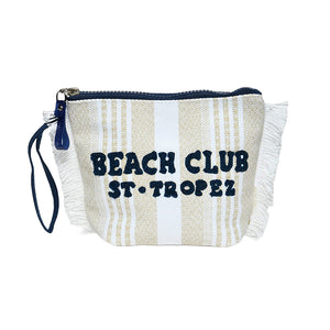 Trousse Beach Club a Righe Bayadere in Cotone – Marinette
