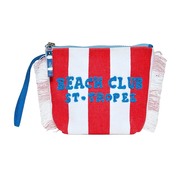 Trousse Beach Club a Righe Classiche in Cotone – Marinette