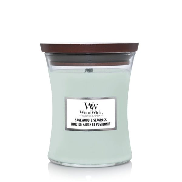 WoodWick Candela Sagewood & Seagrass