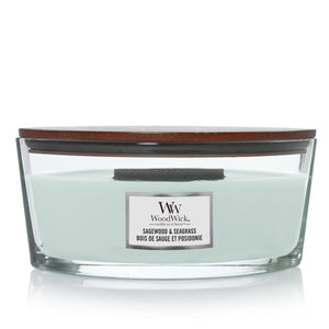 WoodWick Candela Sagewood & Seagrass