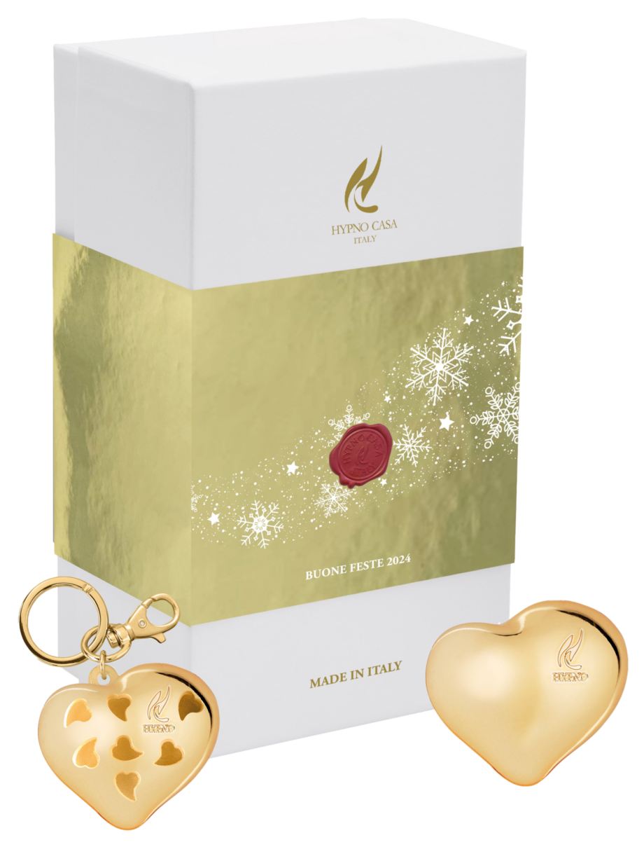 HYPNO - Confezione regalo portachiavi profumato e profumo per auto dolci emozioni