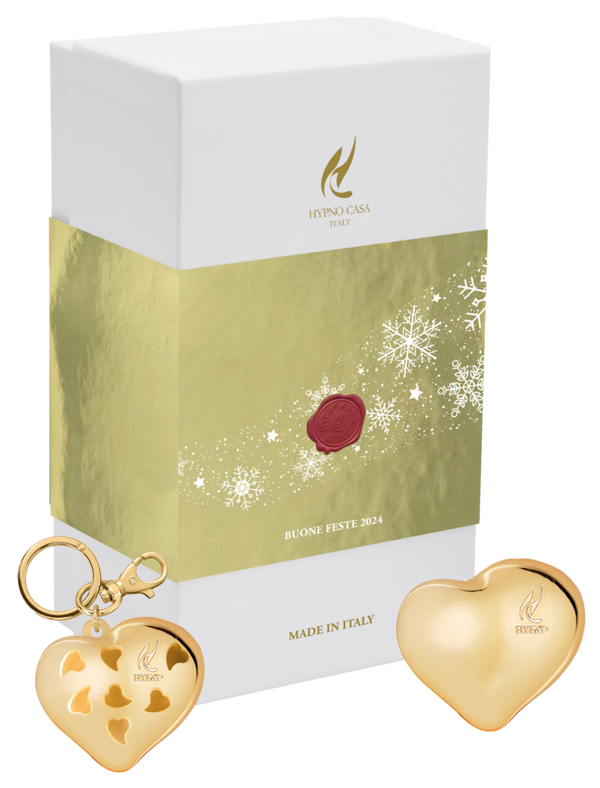 HYPNO - Confezione regalo portachiavi profumato e profumo per auto dolci emozioni