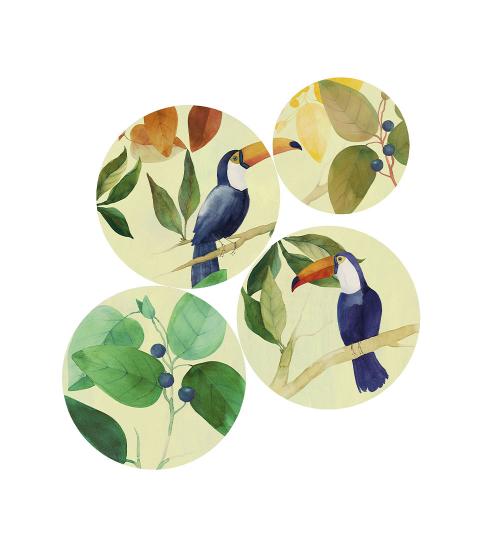 L'Oca Nera Piatti Decorativi Da Parete Panama