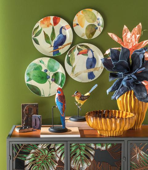 L'Oca Nera Piatti Decorativi Da Parete Panama