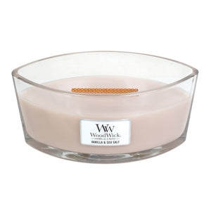 WoodWick Candela Vanilla & Sea Salt