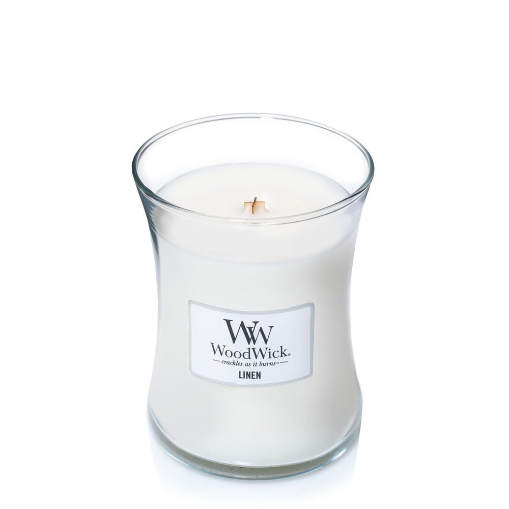 WoodWick Candela Linen