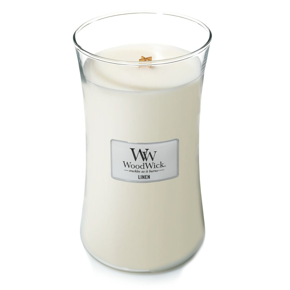 WoodWick Candela Linen