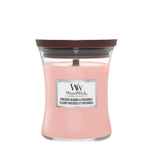 WoodWick Candela Pressed Blooms & Patchouli