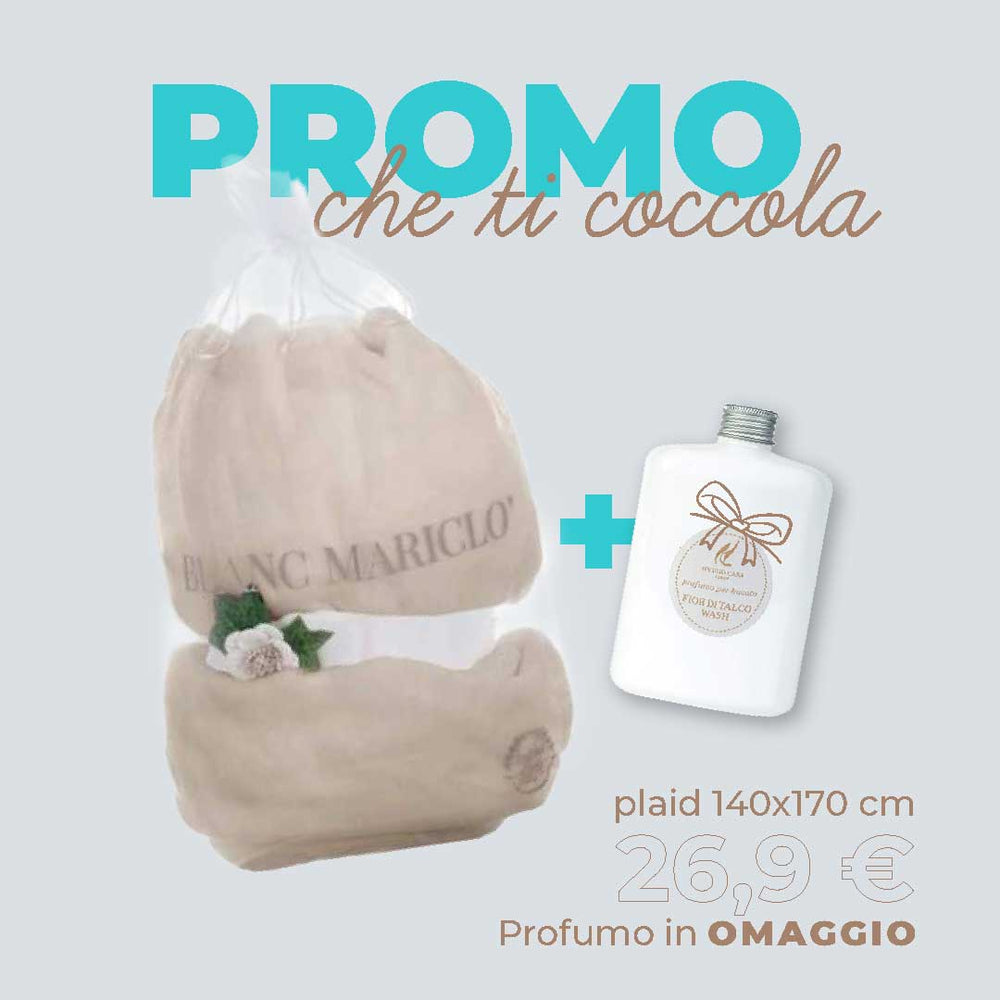 Le Blanc Mariclò - Plaid 140x170