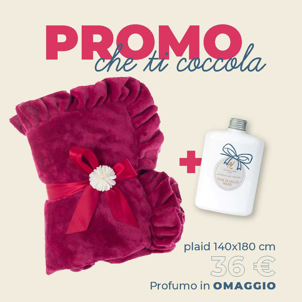 Le Blanc Mariclò - Plaid con Gala 140x180