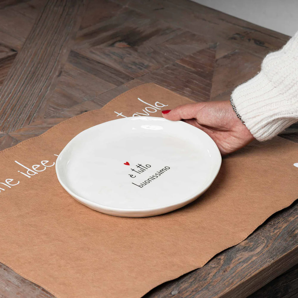 Simple Day - Set 2 Piatti da dessert È tutto buonissimo