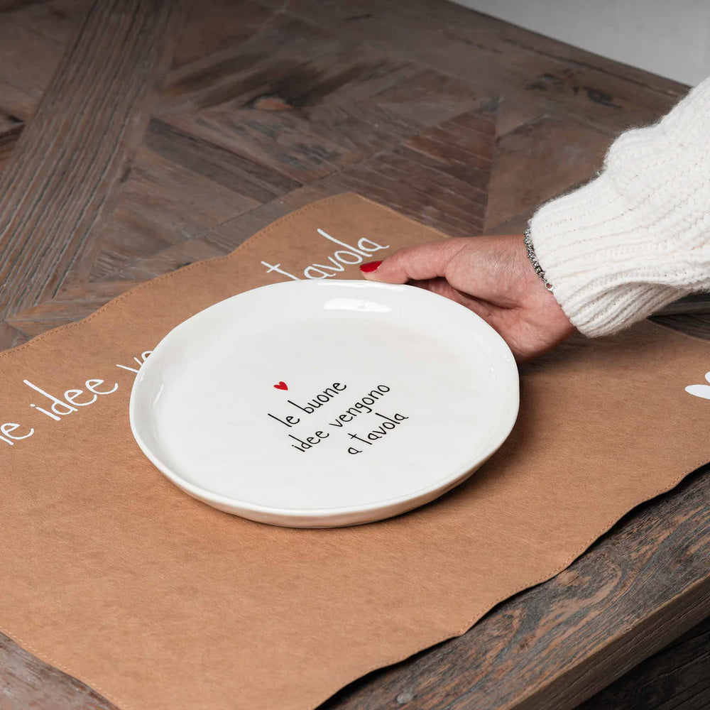 Simple Day - Set 2 Piatti da dessert Le buone idee vengono a tavola