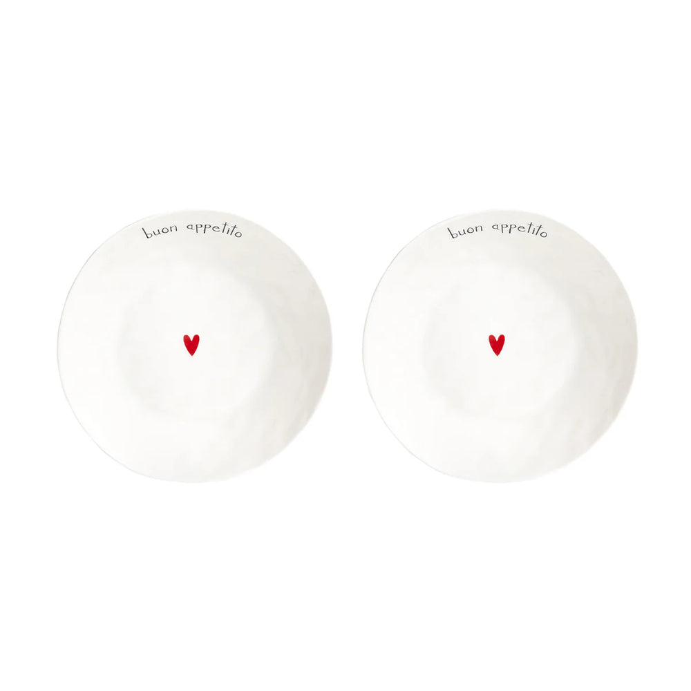Simple Day - Set 2 Piatti fondi Buon appetito