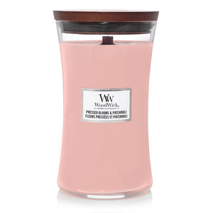 WoodWick Candela Pressed Blooms & Patchouli