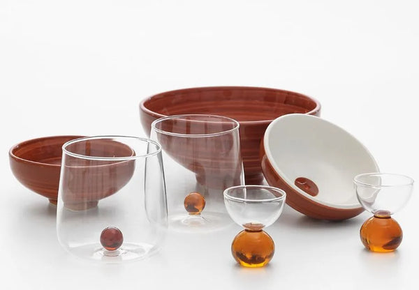 Zafferano Bilia Bicchiere Tumbler in Vetro